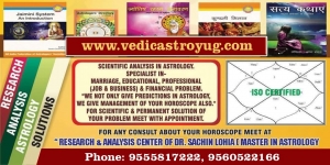 Research analysis and astrology solution by Sachin Lohiya